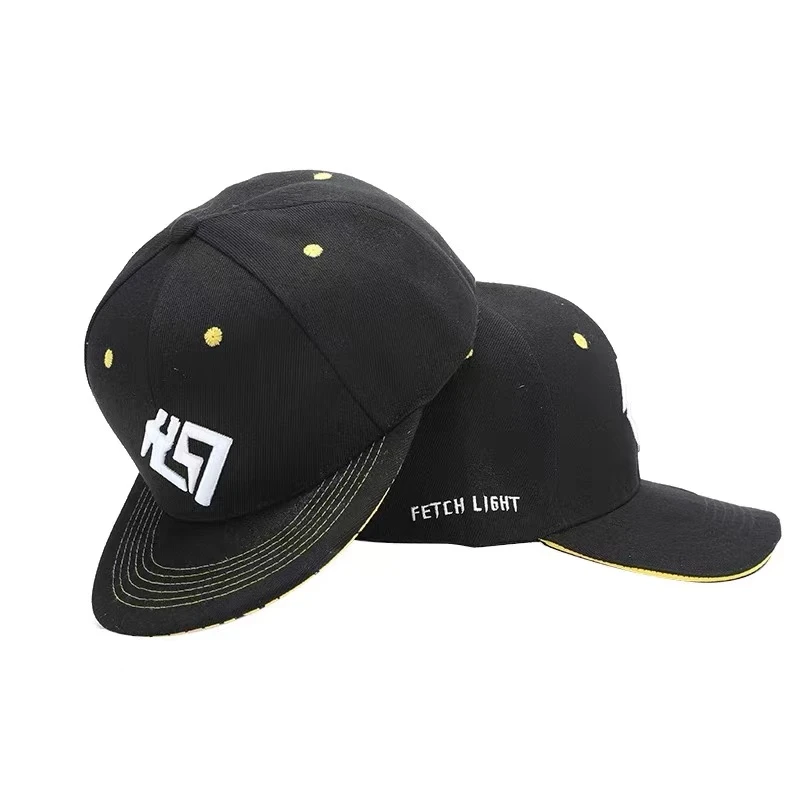 Кепка Surron, черная с желтой оконтовкой