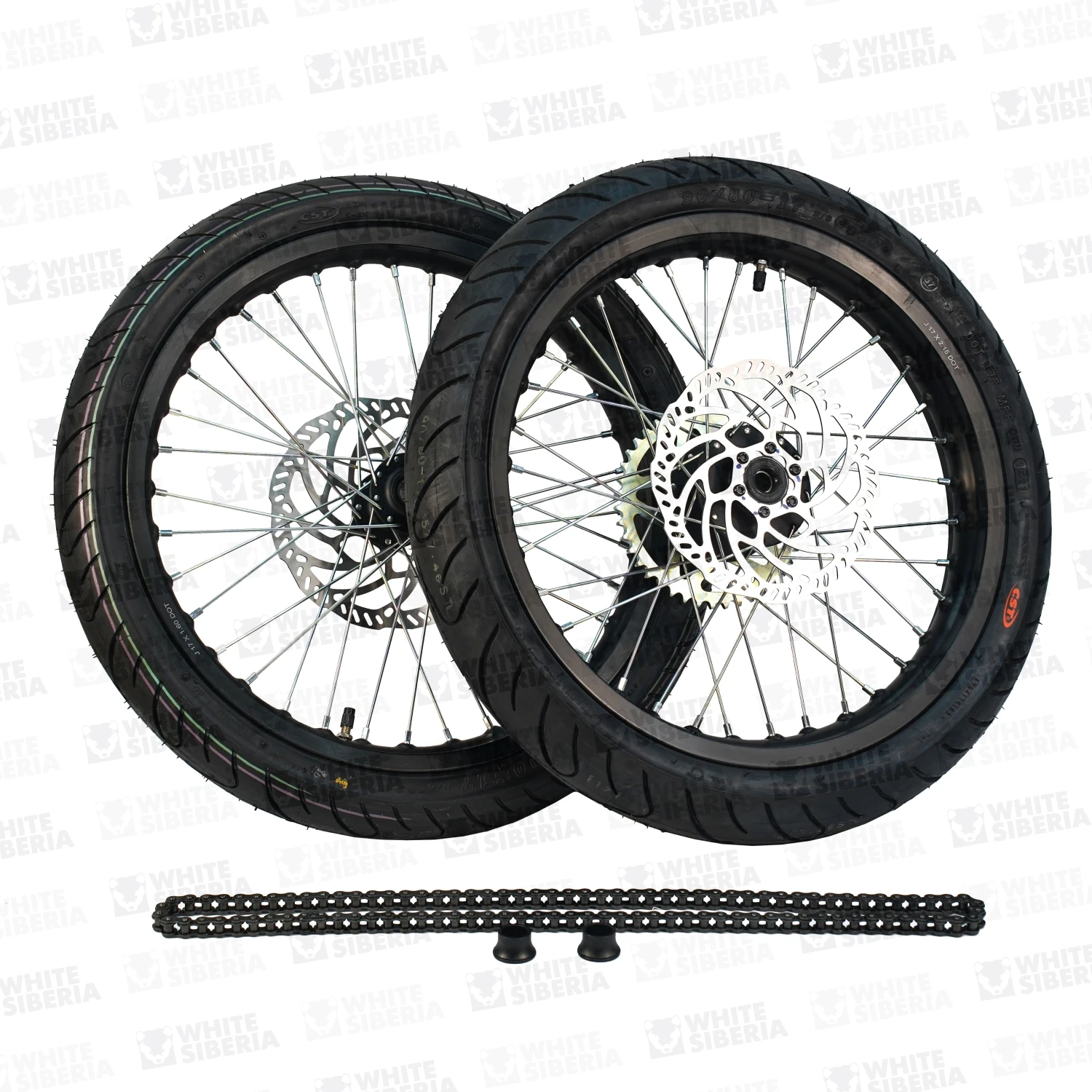Комплект дорожных колёс 17 (СУПЕРМОТО)