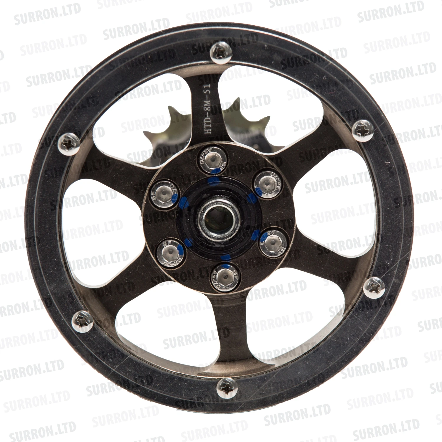 Главная передача привода ремня (центральный вал)