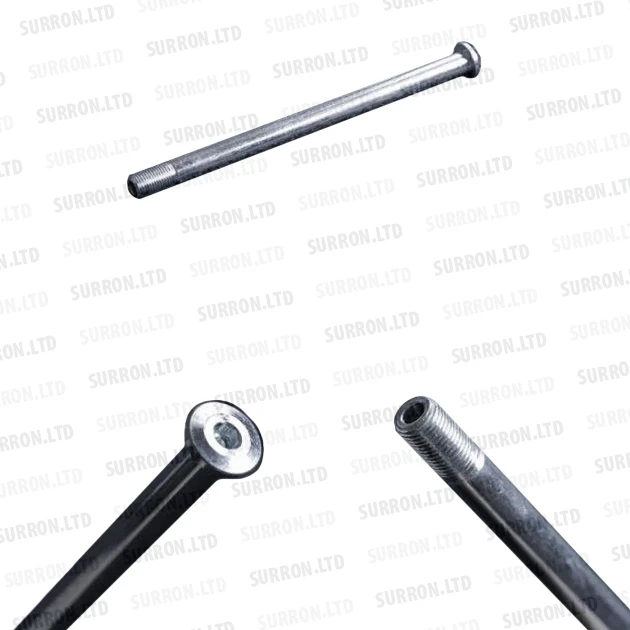 Задняя ось с гайкой