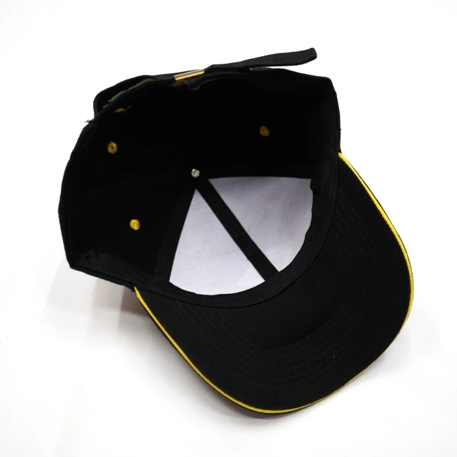 Кепка Surron, черная с желтой оконтовкой